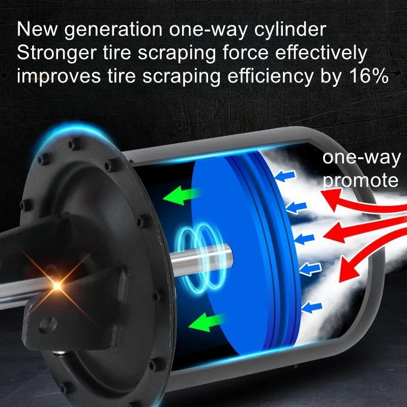Pneumatic car mobile tire picker car tire changer anti-blast tire vacuum tire portable car tire changer