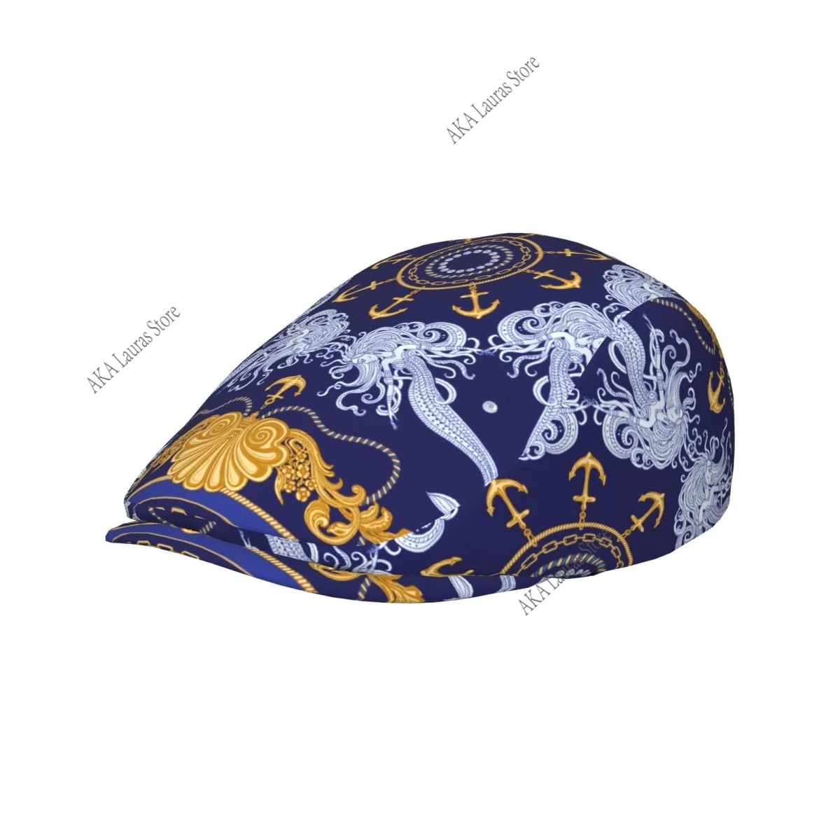 Winter Hat Male Berets Gold Chains And Anchor HJat for Women