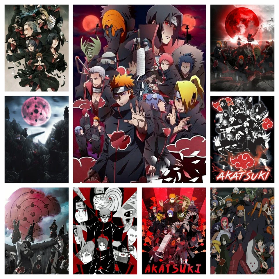 Naruto Akatsuki 2025 New Diamond Painting Embroidery Anime Art