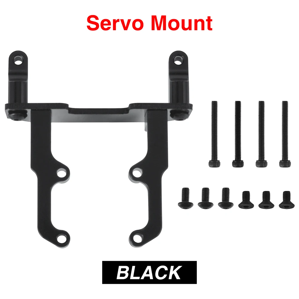 Metalowy wspornik serwomechanizmu do osi SCX10 II 90046 AR44 w skali 1/10 RC Crawler RC Racing Car Ulepszenia Podstawa serwomechanizmu