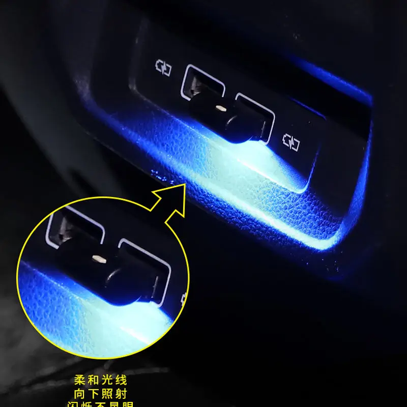 Mini USB LED Car Interior Atmosphere Light for SEAT Leon FR Cupra Ibiza Altea Exeo Formula SC Racing Arona Ateca Cordoba