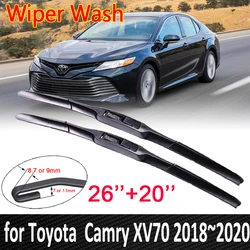 Car Wiper Blade for Toyota Camry 70 XV70 2018 2019 2020 XV 70 Front Windscreen Windshield Wipers Brushes Car Accessories Goods