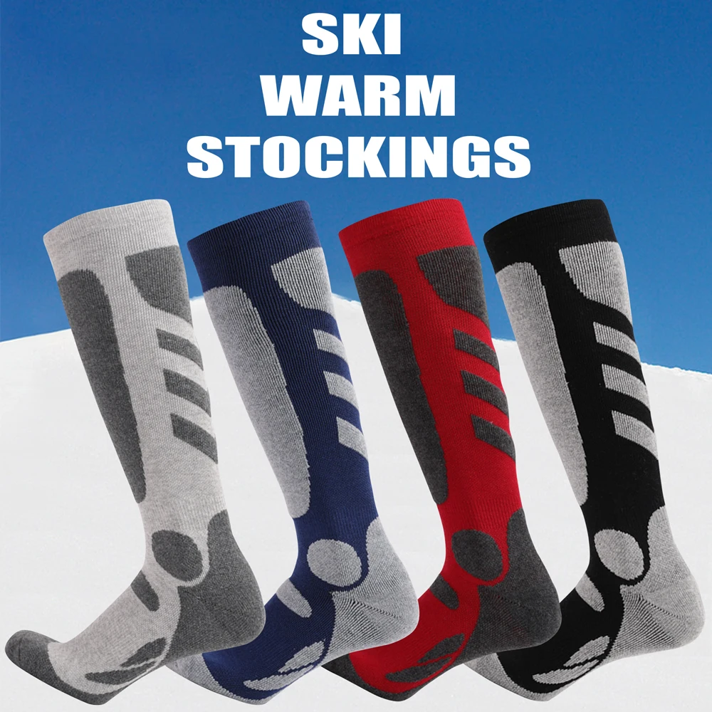 

Winter Unisex Cotton Warm Socks Men Sports Ski Socks Snowboarding Cycling Adult Riding Thicker Thermal Socks