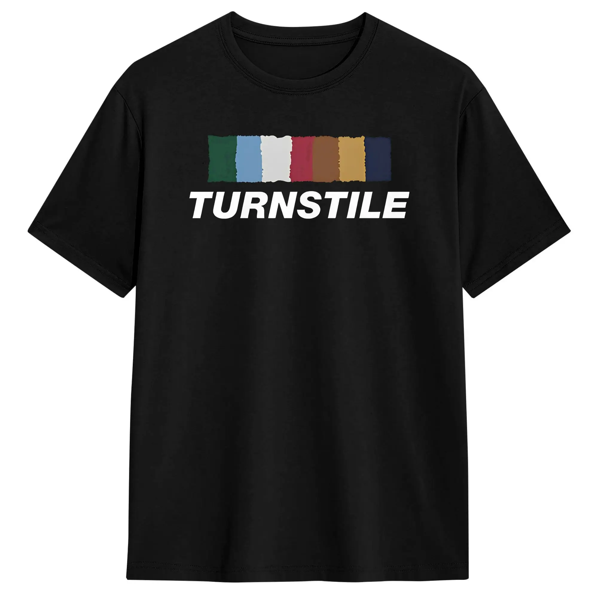 Men Turnstile Merch T Shirts  100% Cotton Clothing Humor Short Sleeve O Neck Tees Plus Size T-Shirt