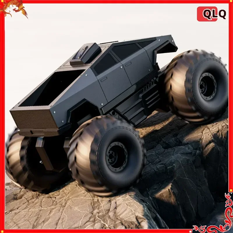 4drc Amphibious Tesla Rc Car 4wd Waterproof Off Road Electric Remote Control Vehicle Toy Land Water Beach Outdoor