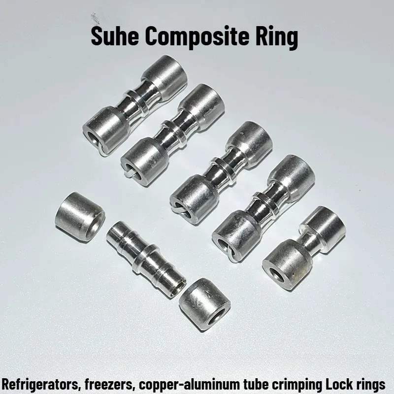 Quick‑fit Composite Loop Copper‑aluminum Tube, Welding‑free Refrigeration Repair Tool for Air Conditioners and Refrigerators