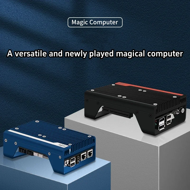 Magic Soft Router Intel N100/N200/I3-N305 Small Host Pcie X8 Slot 4NVME DIY Players' New Favorite 3D Printing Desktop Mini PC
