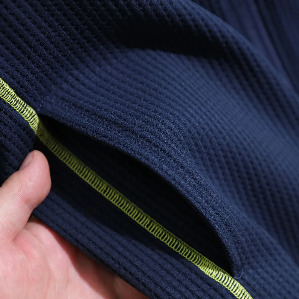 Unisex Outdoor Schnelltrocknende Waffel-Kapuzenjacke - Atmungsaktives & Schweißableitendes Reißverschluss-Oberteil für Frühlings- & Sommerwanderungen – Detail 21