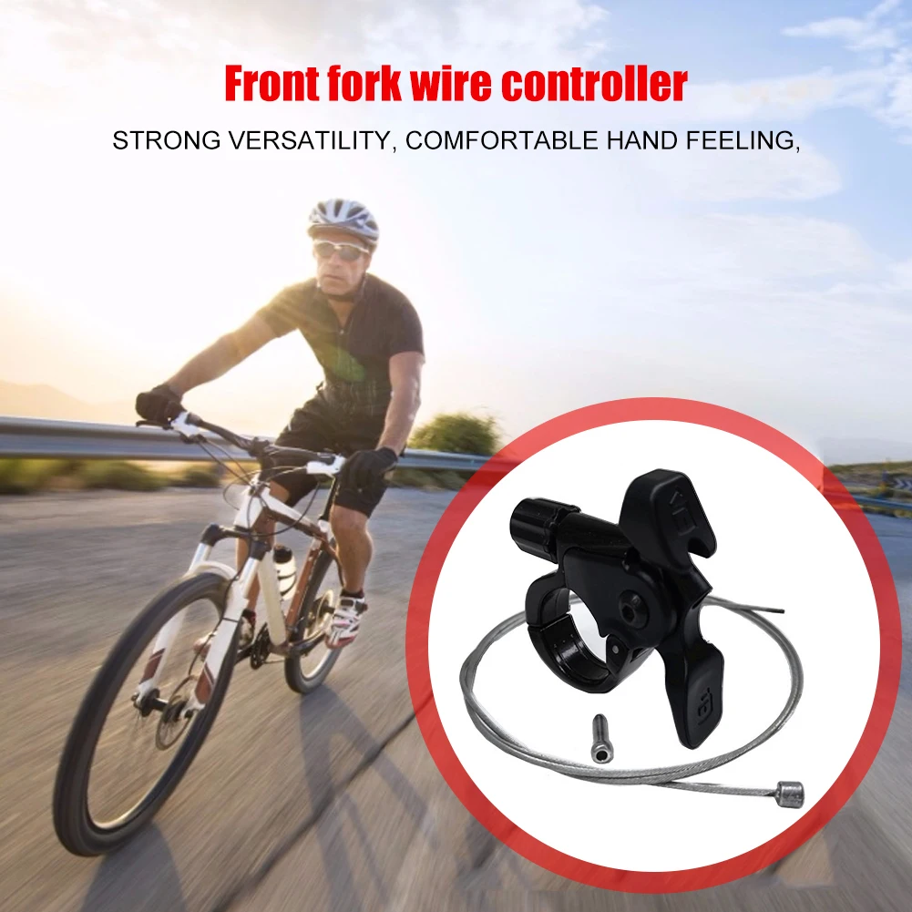 

Mountain MTB Bike Suspension Front Fork Remote Lockout Wire Control Lever Switch Cycling Vehicle Accessories