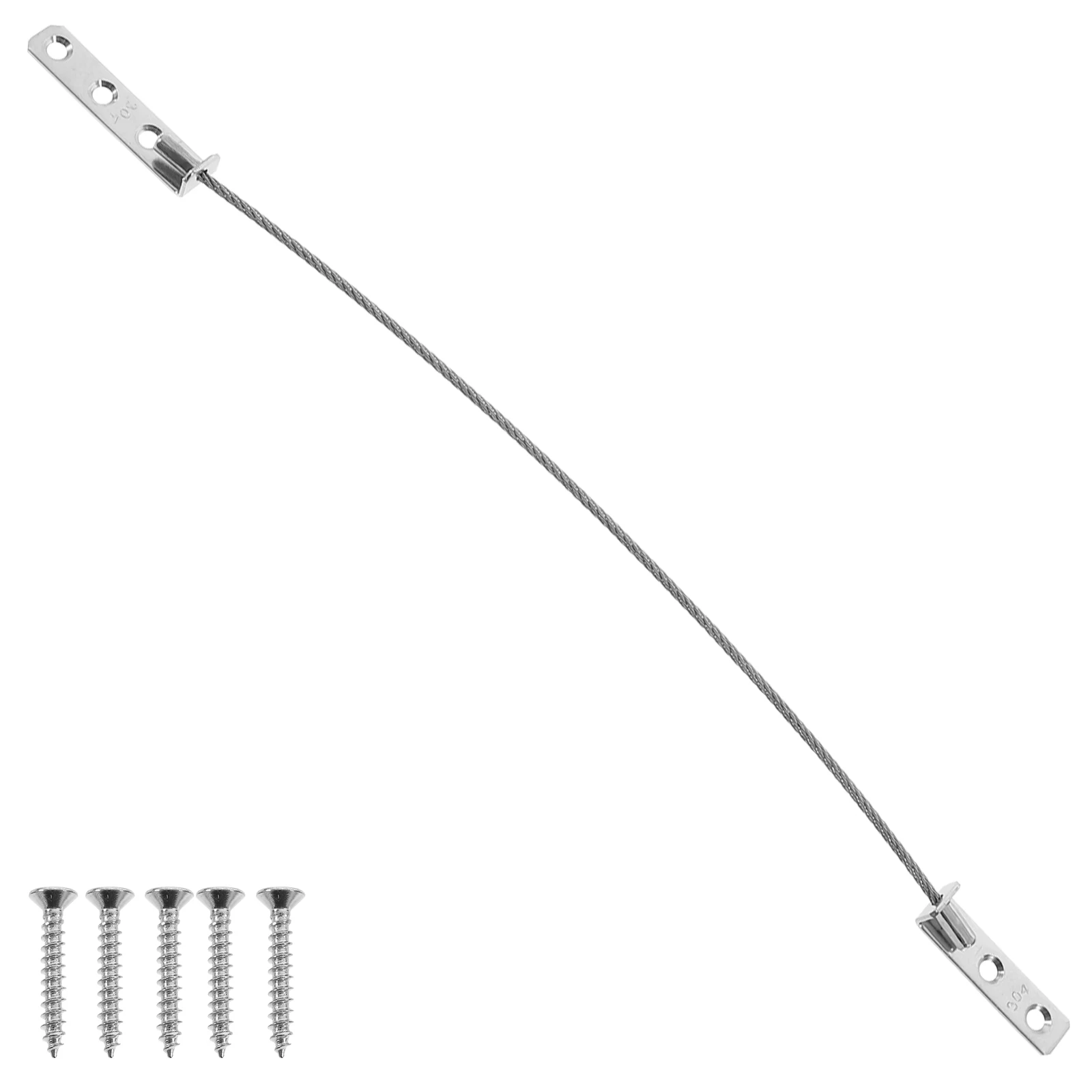 

3pcs Window Restrictor Childproof Guard Steel Double Hung Door Lock Safety Cable Anti-Theft Home Security Door Guard