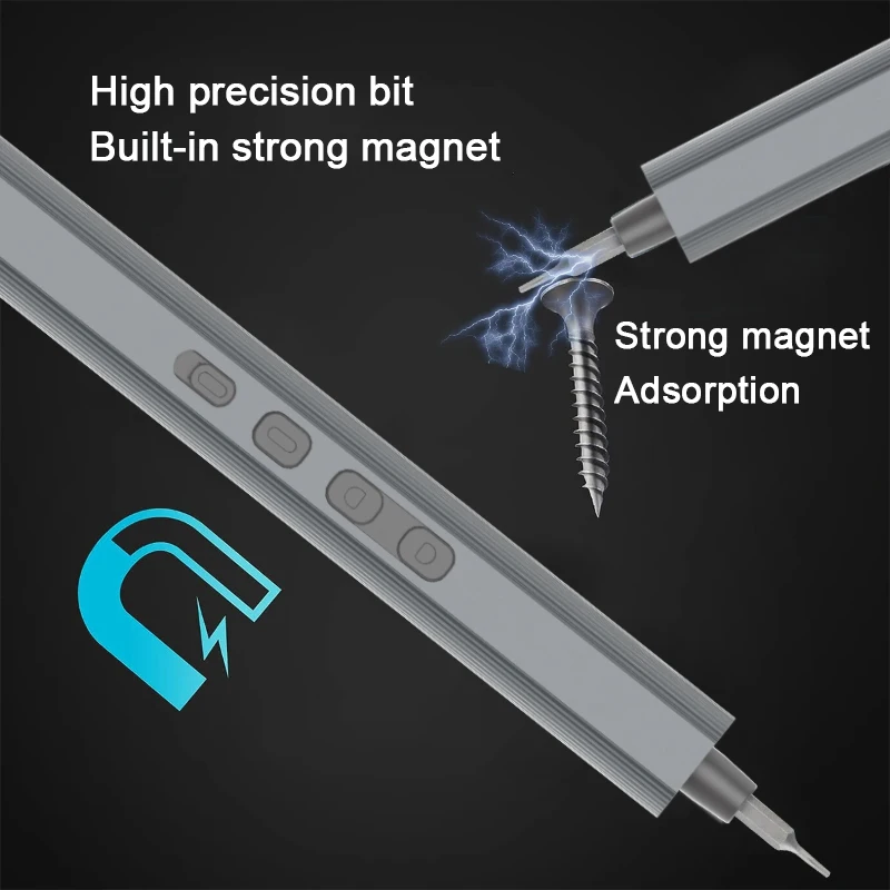 Jeu de Tournevis Électromagnétiques, Multifonction, Bricolage, Réparation d'Ordinateur Portable, avec Fonction Plastique OEM
