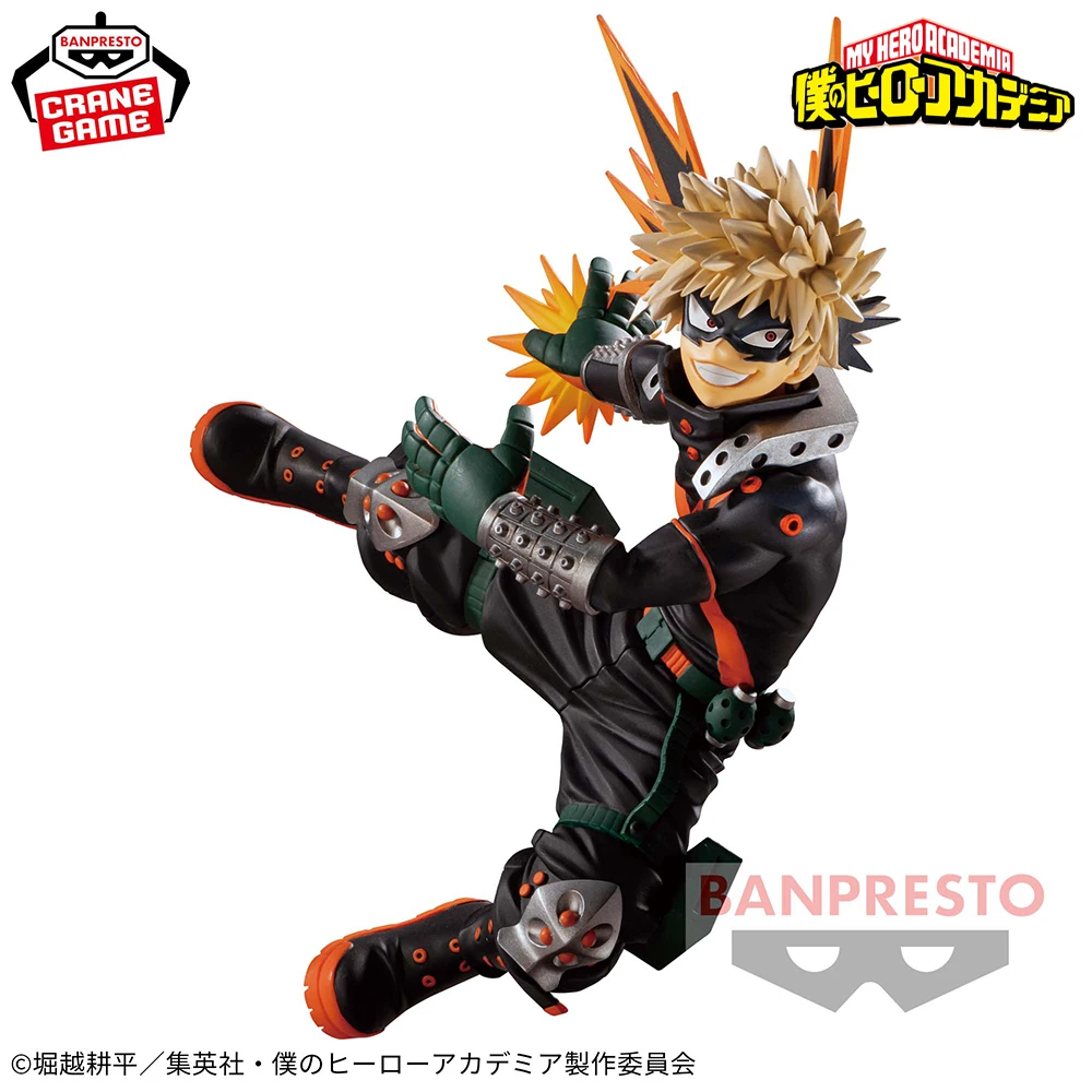 爆豪勝己 僕のヒーローアカデミア アニメ フィギュア アクションフィギュア バンプレスト オリジナル本物モデルコレクションおもちゃギフト子供のための
