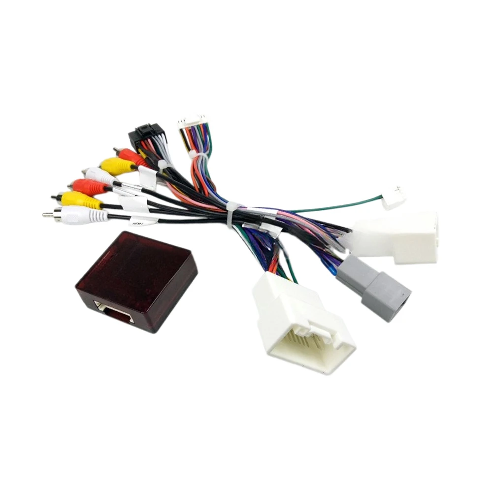 16 Pin Car Radio Wiring Harness for Mitsubishi For Outlander 2014-2020 For Pajero 2010-2014 No Soldering Required