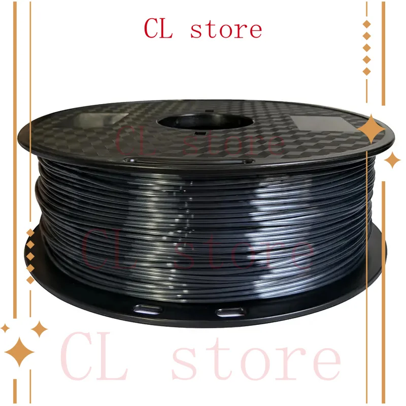 

Шелковая черная нить PLA 1,75 мм 1 кг PLA 3d-принтер ощущается как печатные материалы