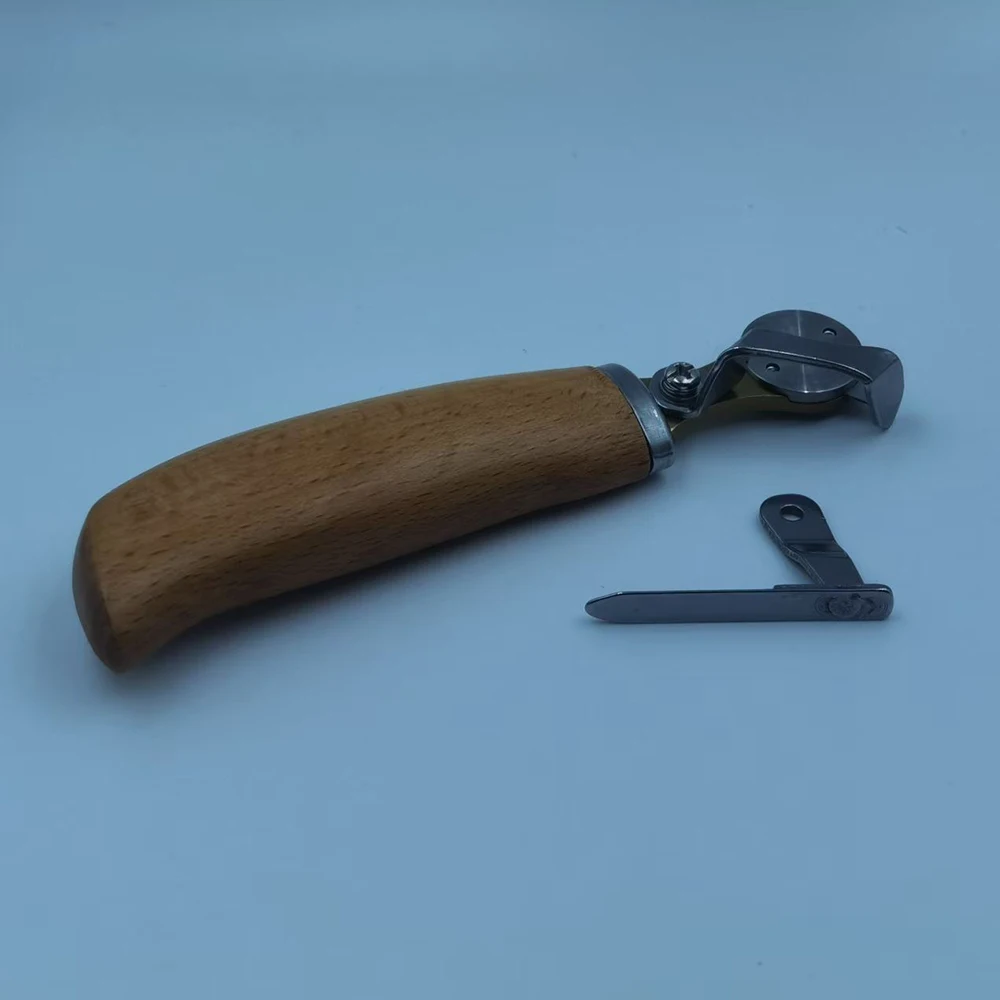 1Pcs Multi Functional Leather Trimming Knife Handmade DIY Leather Making Tool Portable Carbon Steel Equidistant Trimming Knife