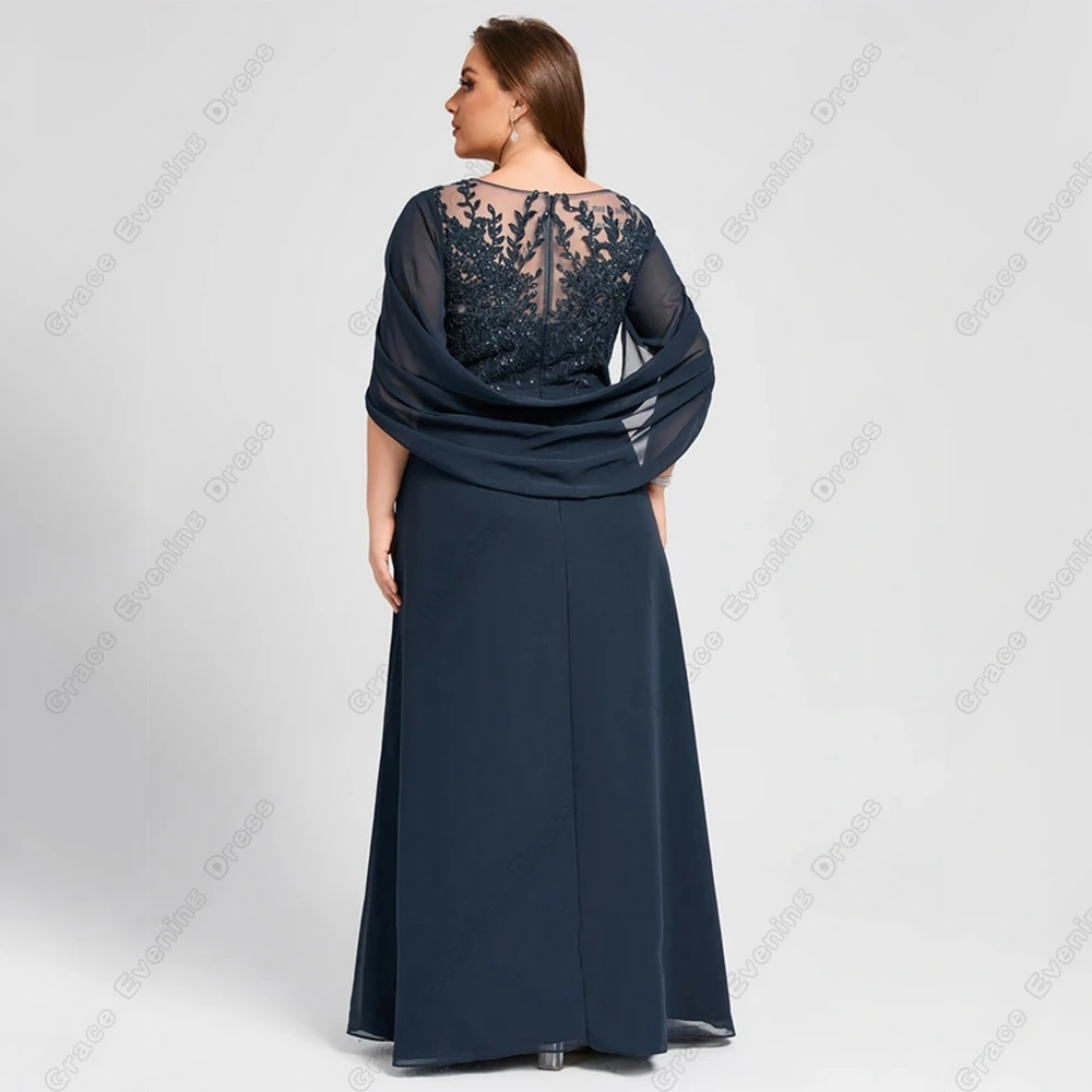 Graues halbes Ärmel Mutter der Braut Kleider für Frauen 2024 Sommer neue Strand hochzeits kleider mit Spitze Chiffon Robe de Soirée