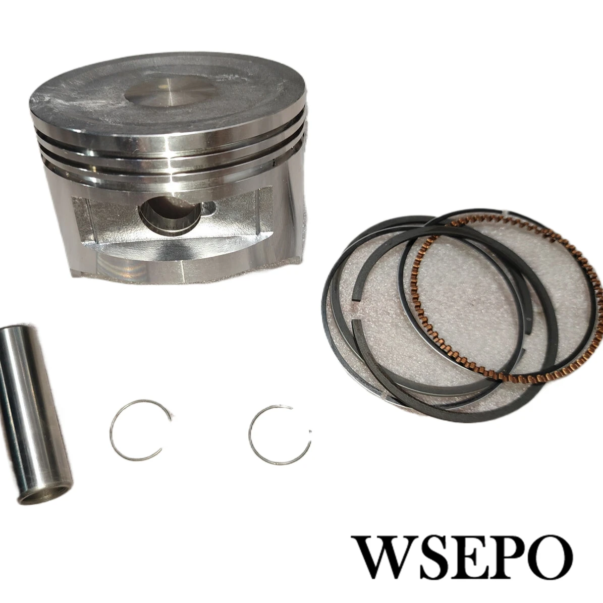 Top Quality! Piston and Rings Kit(incl. circlip and pin) for MZ175/166F 04 Stroke Gas Engine,EF2600 Generator Parts