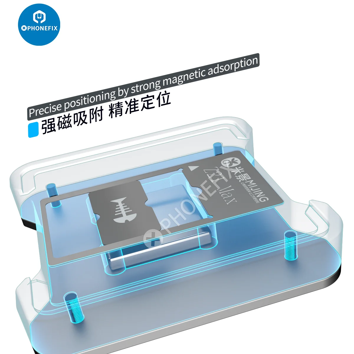 MIJING Z21 MAX BGA Chip Tin Station CPU Reballing Stencil Platform for iPhone 6-14 Pro Max A8-A17 Qualcomm Android Phone