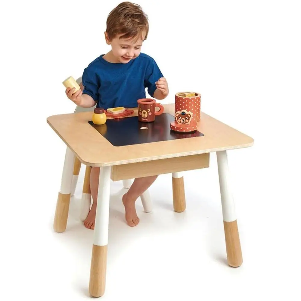 

Детский игровой стол и стулья для творчества - Премиальные материалы для детей от 3 лет (Стол «Лес»)