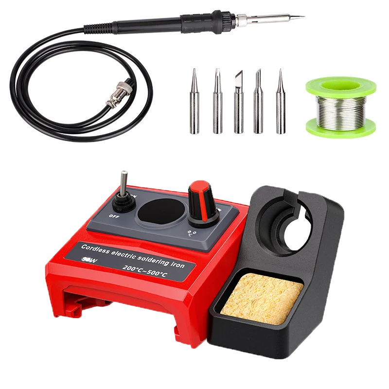 

Portable Cordless Soldering Station Lithium Soldering Iron for DIY Projects for Makita/Milwaukee/Bosch 18/20V Lithium Batteries