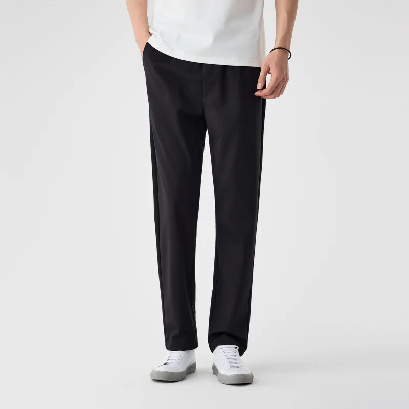 

2025Men's Clothing Nylon Silk 's Casual Summer New Cool Long Pants Men
