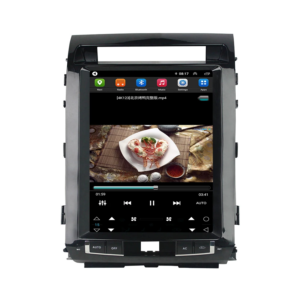 

For Carplay Auto Android Touch Car Screen GPS Toyota Land Cruiser 2008 2009 2010 2011 2012 2013 2014 2015 Car Display Radio