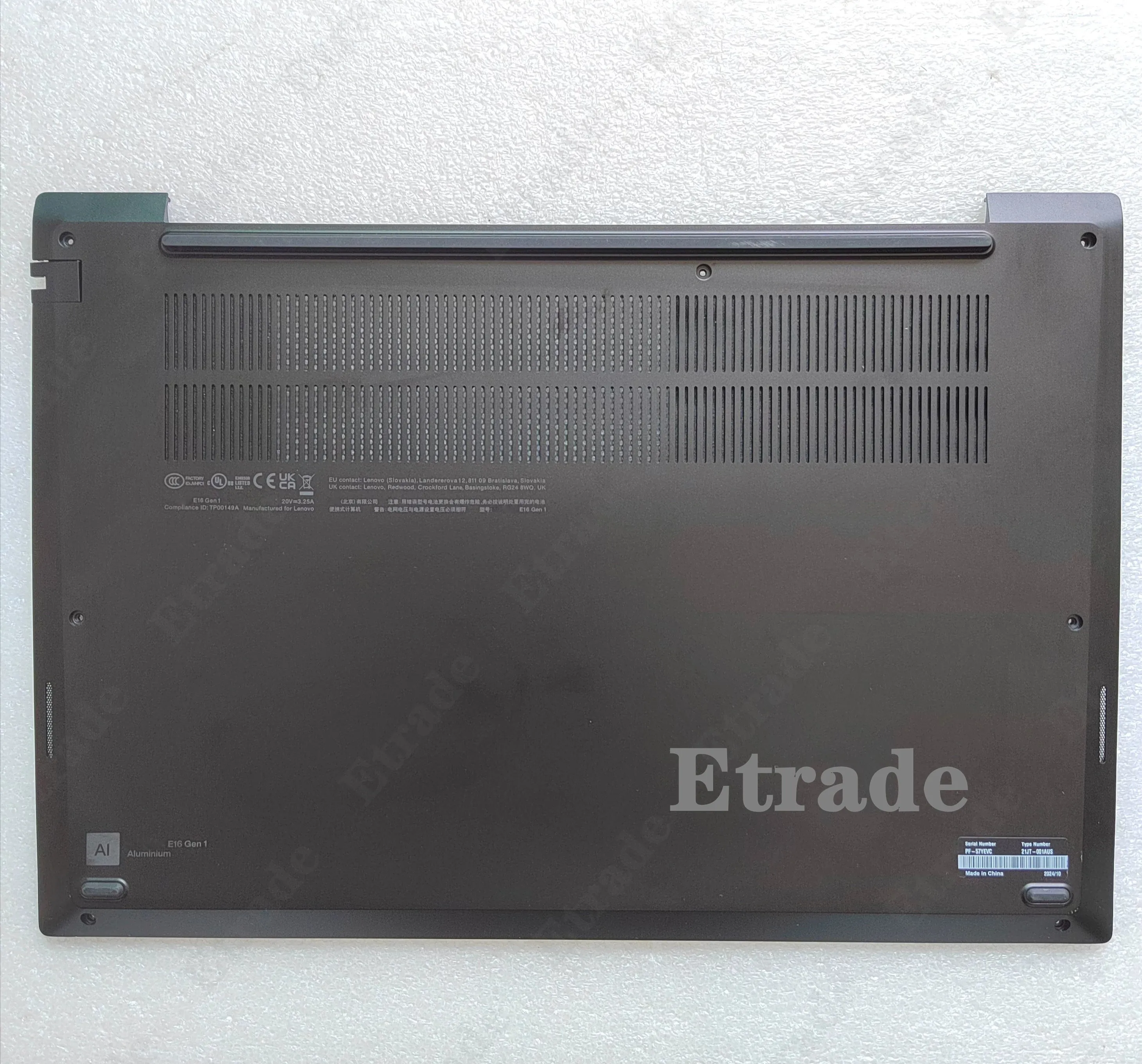Original For Lenovo ThinkPad E16 Gen 1 Gen2 Laptop Bottom Base Cover D Cover AM39M000300