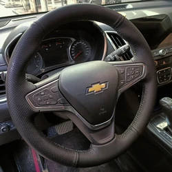 Customize DIY Microfiber Leather Car Steering Wheel Cover For Chevrolet Malibu XL 2016-2019 Equinox 2017 Opel Ampera -E 2019