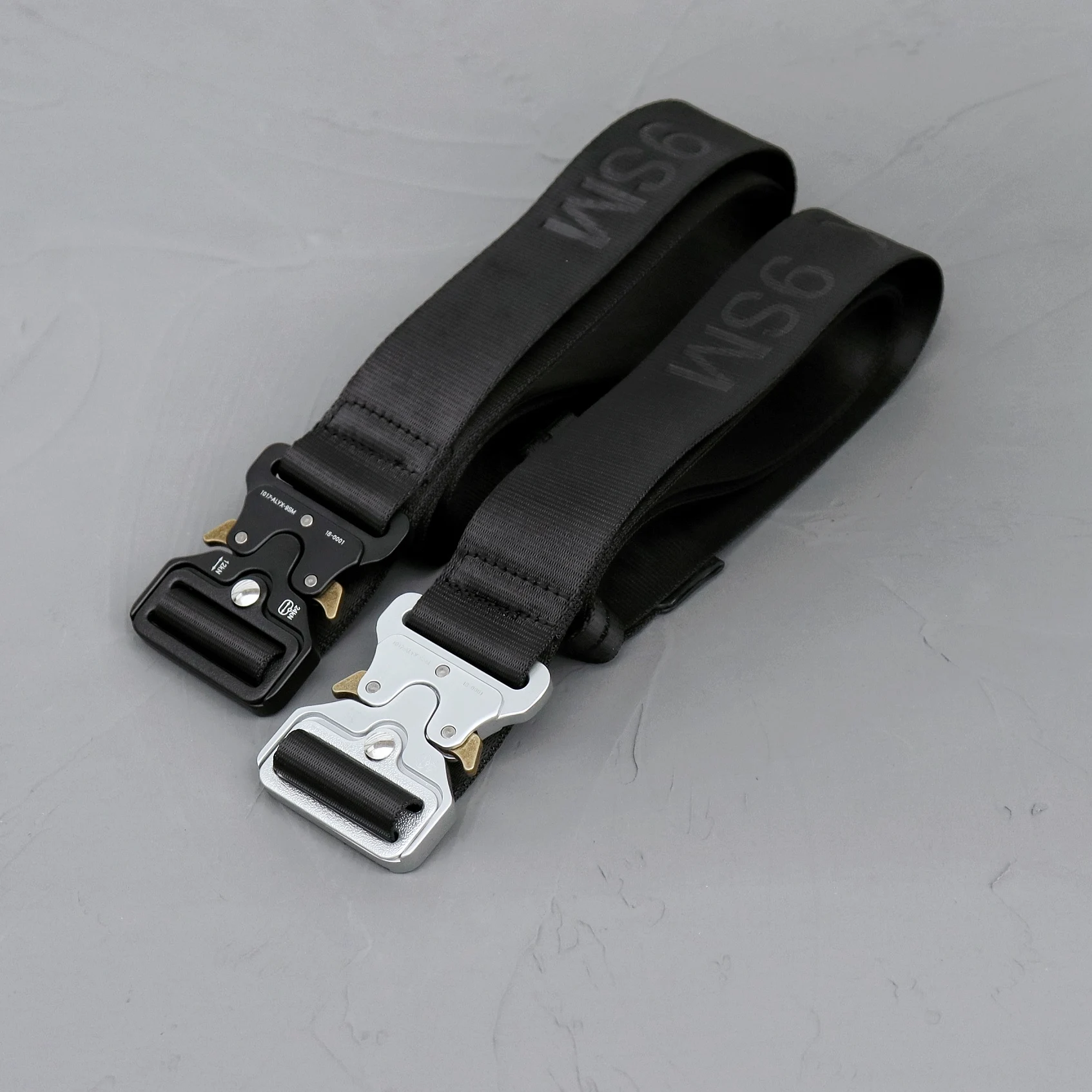 Unisex Youth Tactical Functional Metal Buckle Canvas Belt Fashionable All-Match Waist Belt for Couples ALYX 1017 9SM High Street