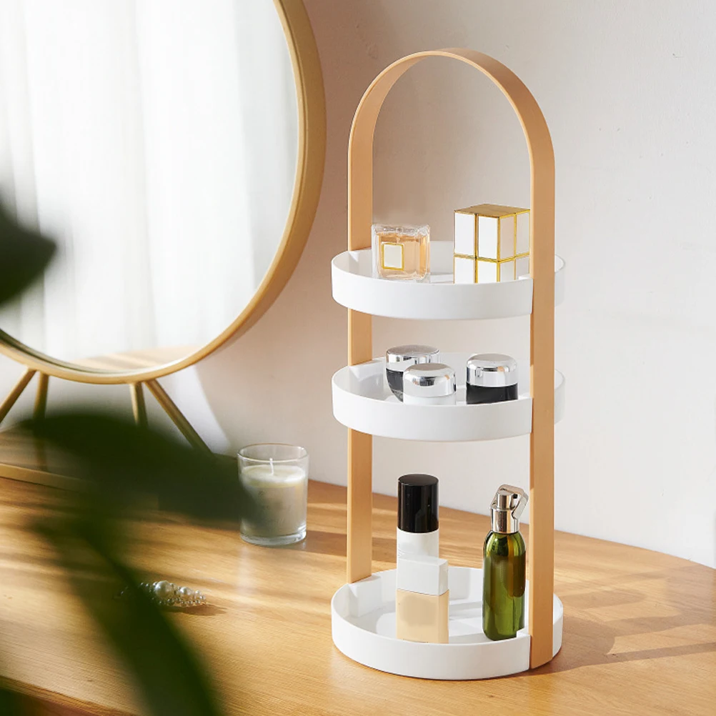 

3pcs Cosmetics ganizer 3 Tier Makeup Rack Bathroom Vanity Shelf Countertop Tray Jewelry Holder Toiletry Storage Bathroom