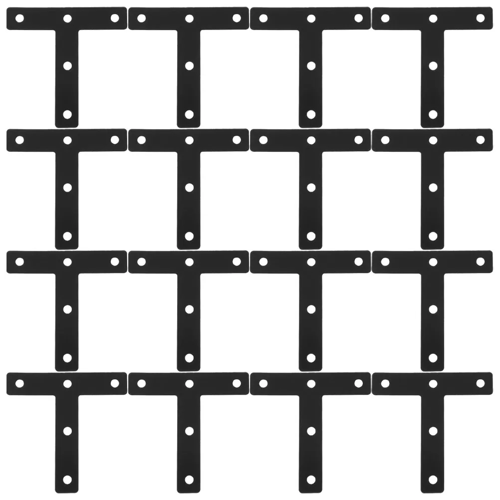 

30 шт. Т-образные брекеты, прочные металлические пластины для крепления мебели, ремонта, настенного монтажа, современного стильного домашнего офиса