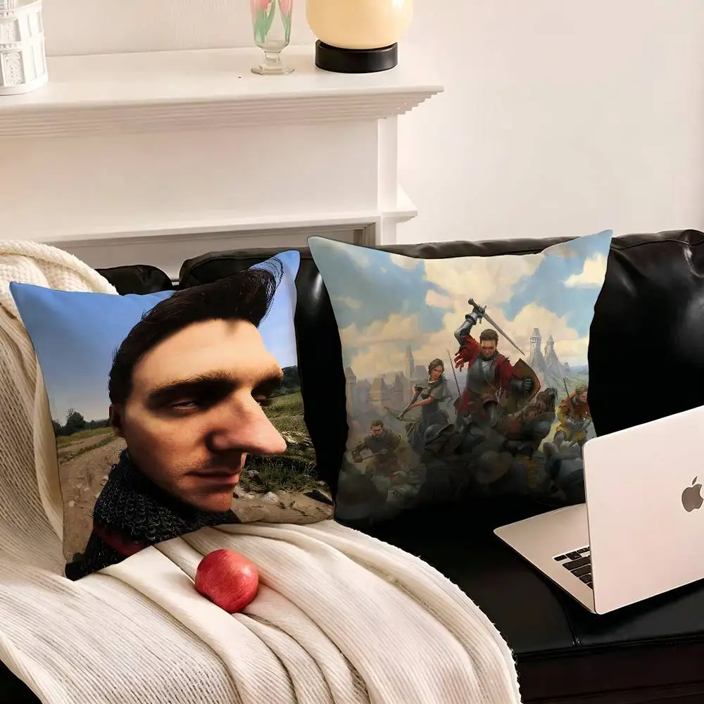 1pc K-Kingdom Come Deliverance Pillow Case Fashion Square Pillowcase Bedroom Sofa Room Ins Decoration Leisure