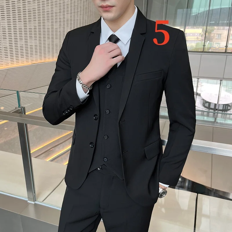 M11222 Casual suit men's Korean style groomsmen's dress groom's host suit jacket