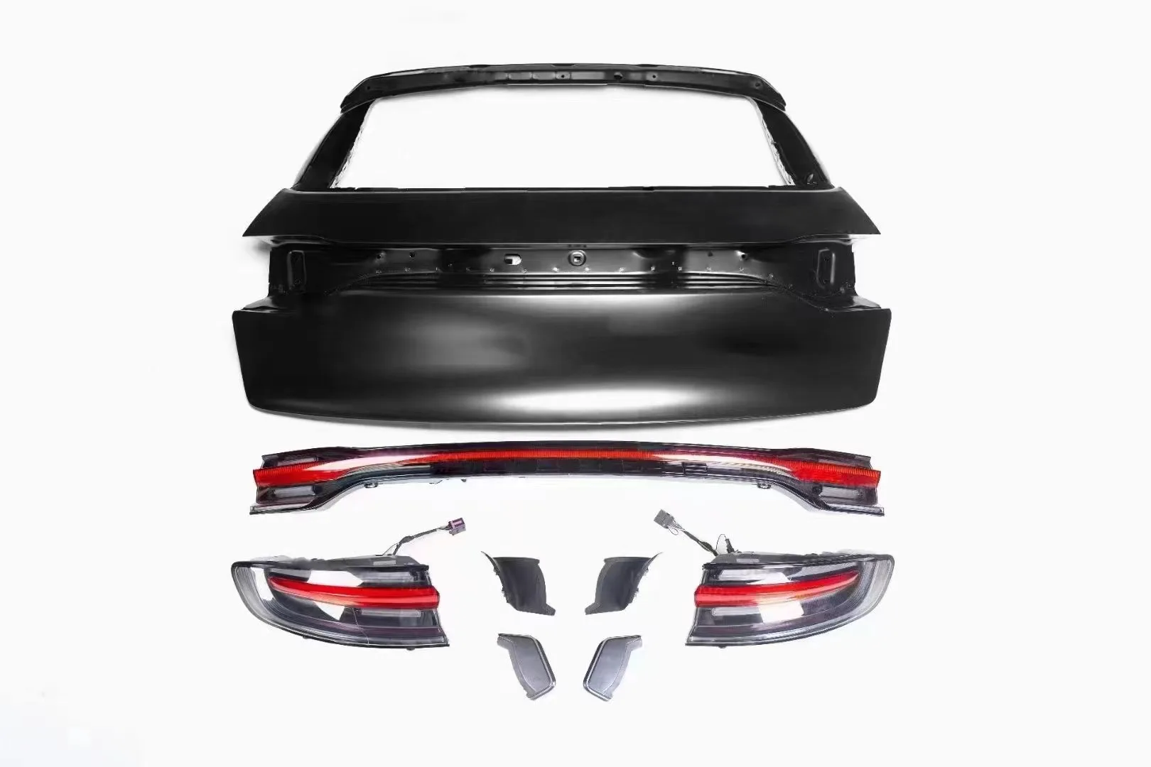 

Led tail light assembly additional brake lamp tailgate For Porsche Macan rear driving lamp warning turn signal car accessories