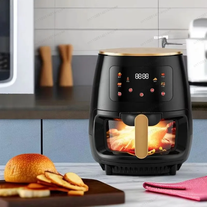 6L/12L Smart Digital Air Fryer Oven - Multifunction Electric Cooker with Reusable Liner, Oil-Free Healthy Fryer for Home Kitchen