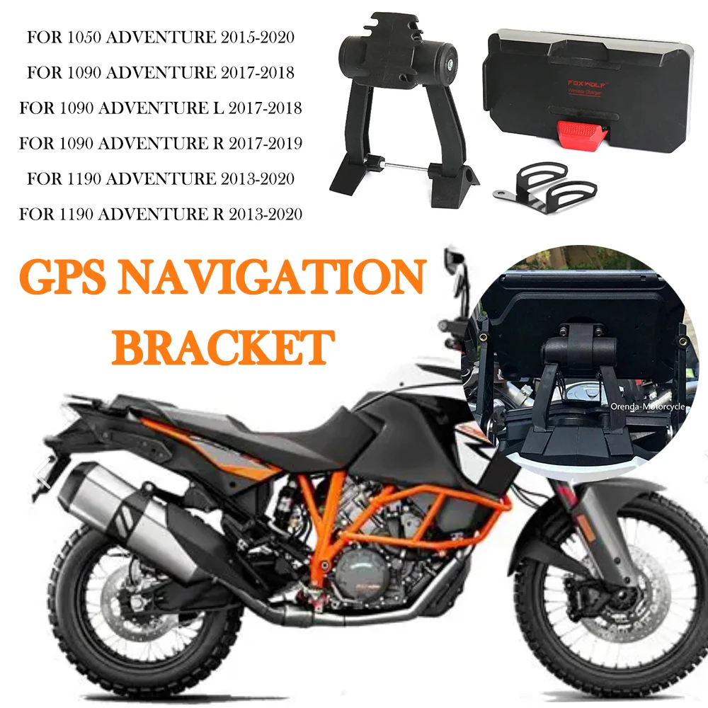 

For 1090 Adventure 1090 Adventure L2017-2018 1050 Adventure2015-2020 NewMobile Phone Holder Stand Support GPS Navigation Bracket