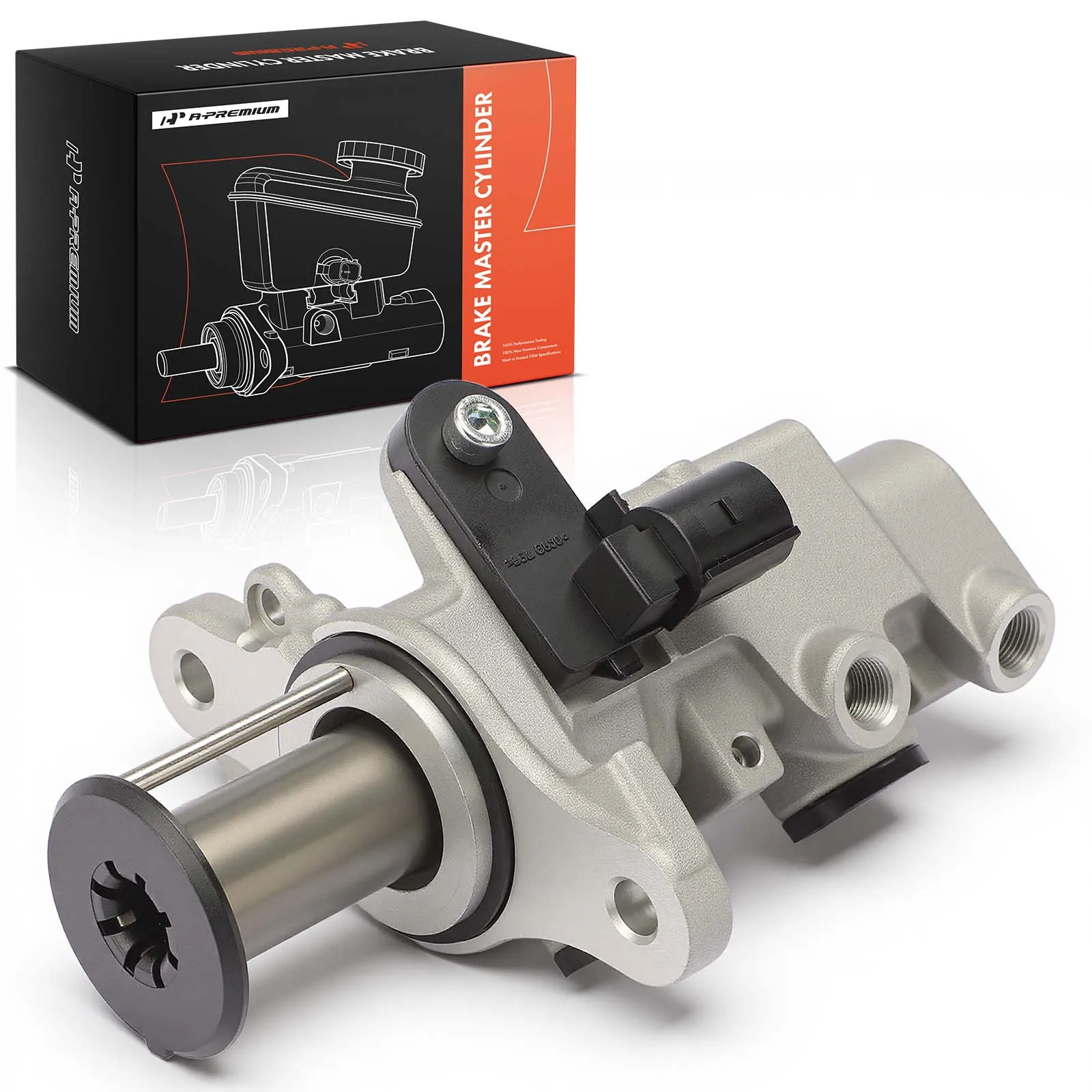 A-Premium Brake Master Cylinder with Sensor for Volkswagen Jetta 2019-2025 Golf 2019-2021 Tiguan 2019-2023 Atlas GTI Volvo