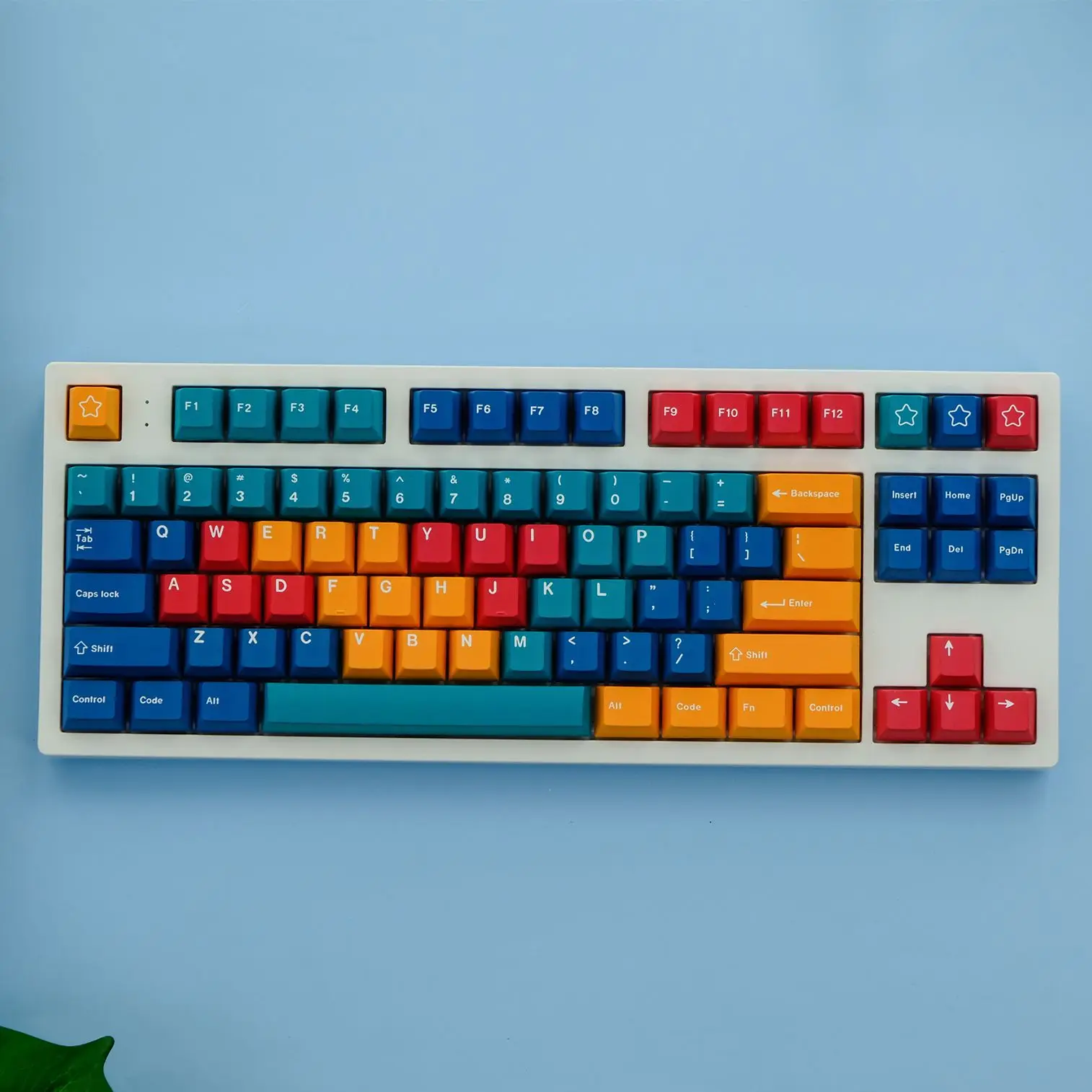 

GMK Palette Keycaps, 129 KeysPBT Keycaps Cherry Profile DYE-SUB Personalized GMK Keycaps For Mechanical Keyboard