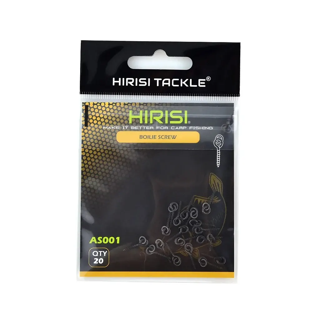 Hirisi 20 Piece Carp Fishing Boilie Screw with Solid Ring Bait Tool Chod Rigs Fishing Tackle AS001 image 6