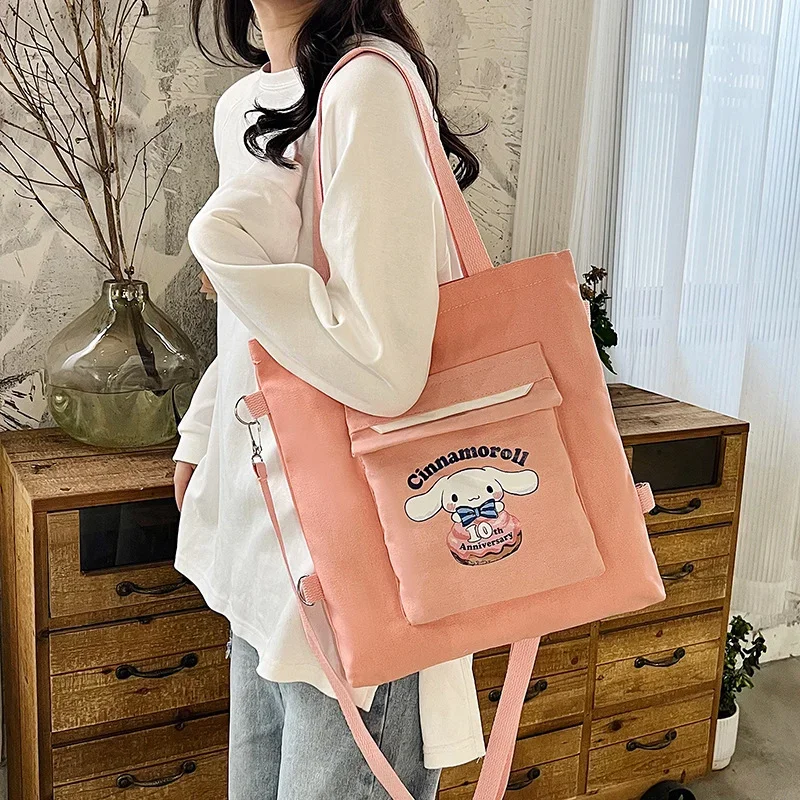 Sanrio's new Melody-mochila elegante y sencilla Yugui dog, bonita, dulce y ligera, bolso de mensajero de hombro de gran capacidad