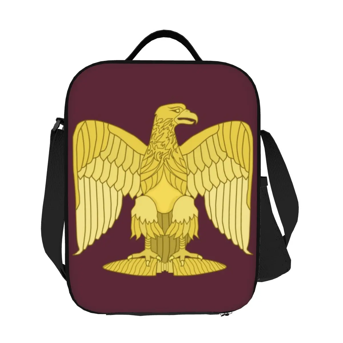 Napoleon Bonaparte Eagle Insulated Lunch Bag for Women France French Empire Thermal Cooler Lunch Box Beach Camping Travel