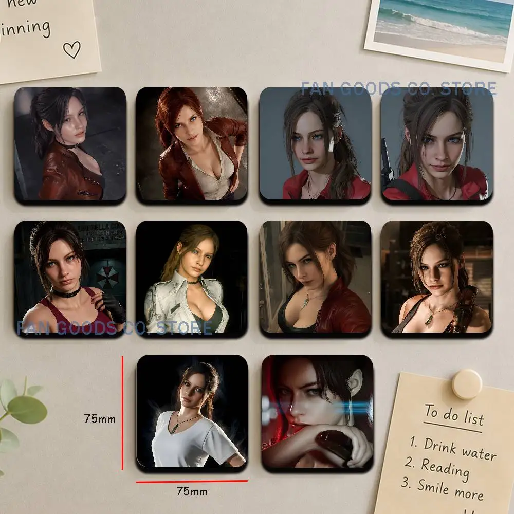 R-Resident Evil Claire Redfield Magnetic Refrigerator Magnets Cute And Creative Refrigerator Magnets Souvenirs And Gifts