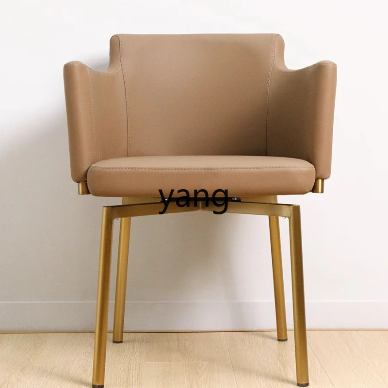 

Lmm Simple Restaurant Club Casual Premium Rotating Dining Chair Home Armrest Backrest