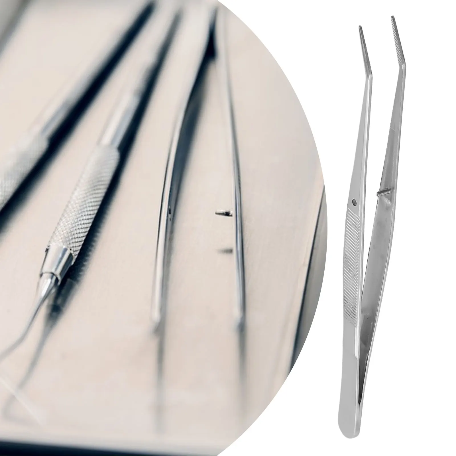 1 Pcs Nippers Tweezers Picking Silver Tweezers High Quality Metal Nipper Clipping Nail Art Rhinestones Or Decoration