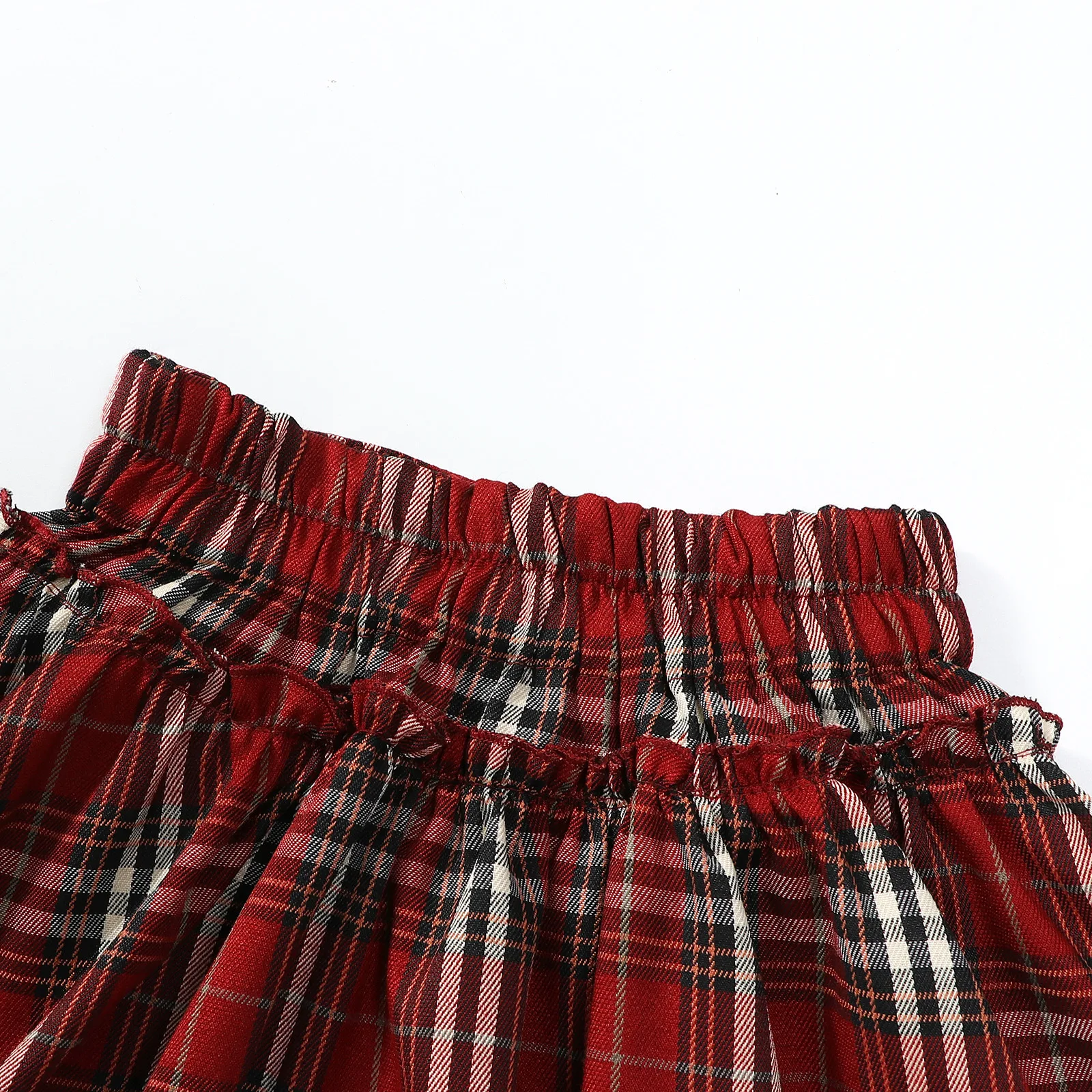 Teenage School Girls Plaid Skirt Summer College Style High Waist Thin All-match Dance A-line Short Skirt for Kids 6 8 10 12 Year