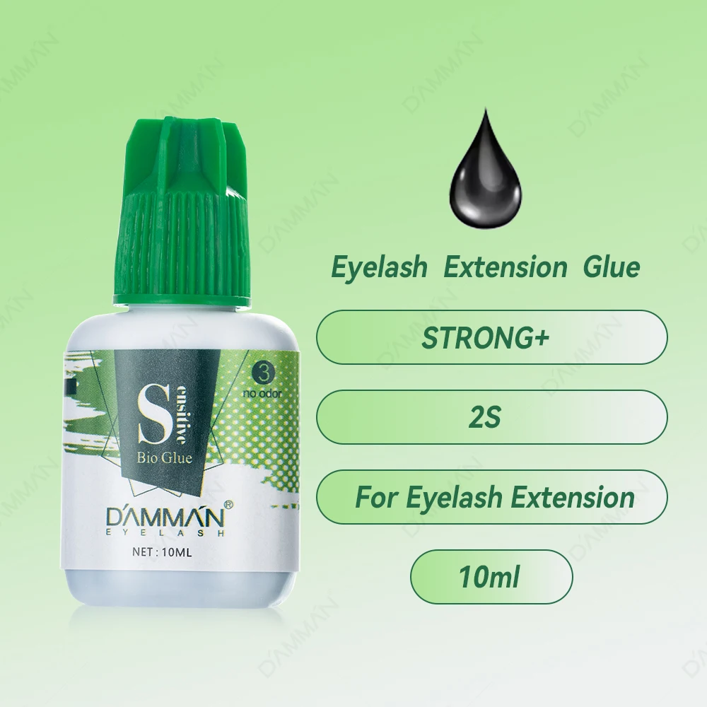 DAMMAN 7ml & 10ml Eyelash Glue 2S Quick Drying Eye Lash Extension Glue Strong Eye lash Glue Eyelashes Adhesive 75 Days Retention