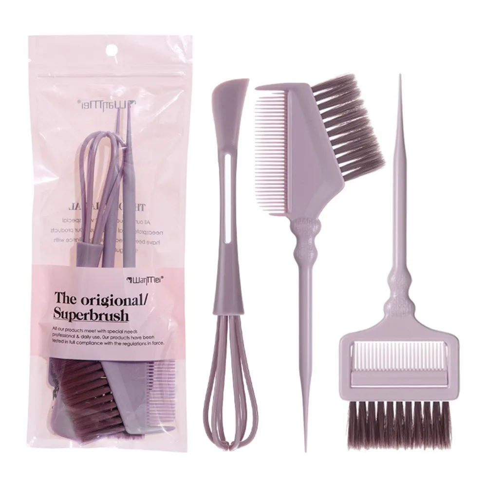 

3Pcs Hair Dye Tool 2 Hair Brushes 1 Mixer Reusable Use Hair Bleach Kit Great for Salon Hairdressing Use&home Personal Use