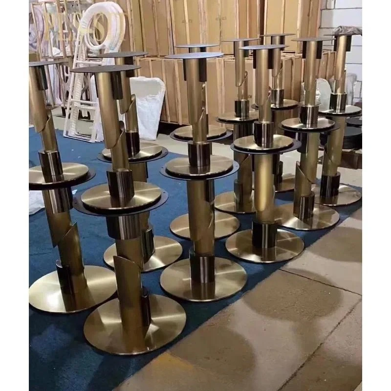 Direct Free Shipping Metal Legs Marble Top Coffee Shop Dining Tables and Chairs