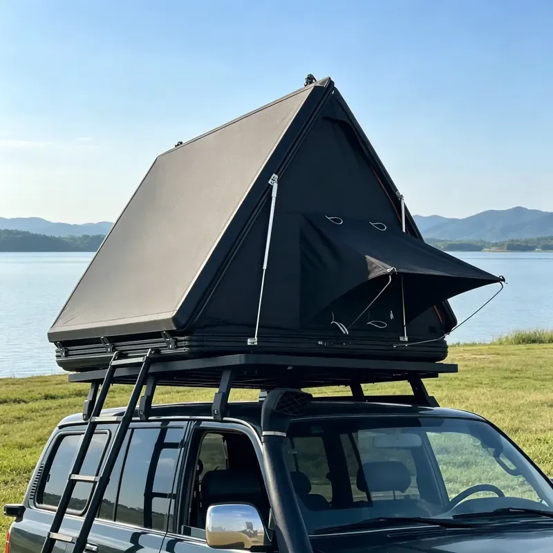 Factory Supply Best Selling Outdoor SUV Roof Top Tent Aluminum HardShell SUV Waterproof Rooftop Tent