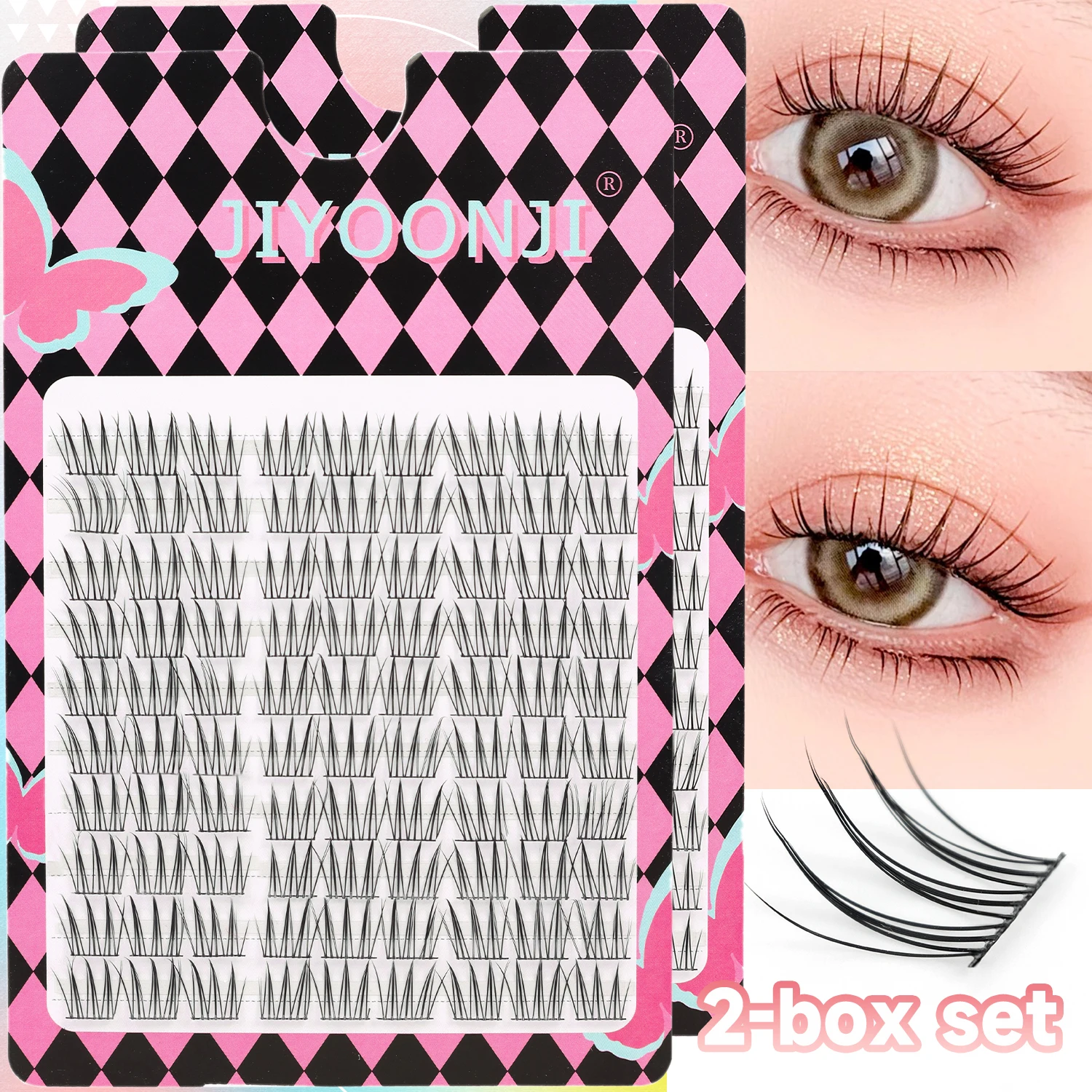 

Группа для девочек, кластеры ресниц, 90 шт., натуральная трилогия, манга, накладные ресницы, идол, один кластер, ресницы «сделай сам»